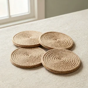 Cotton Knot Coasters