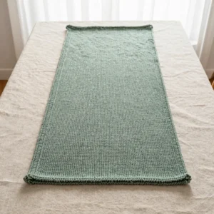 Sage Wool Table Runner
